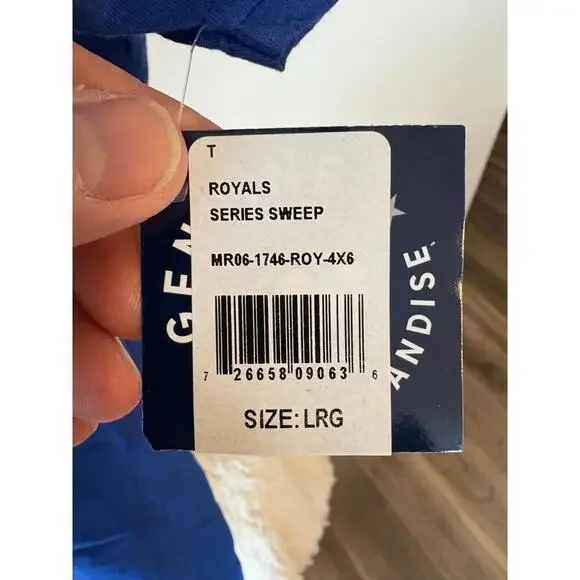 MAJESTIC KANSAS CITY ROYALS  MENS LARGE‎   T SHIRT  NEW WITH TAGS - Picture 2 of 3